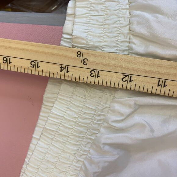 Mens Vintage 90s Nike‎ Swoosh Logo Windbreaker Track Pants White Semi-Opaque XXL - Picture 12 of 14